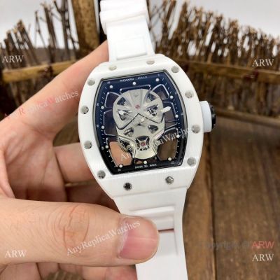 Copy Richard Mille RM52-06 Tourbillon Mask Watches Ceramic Case